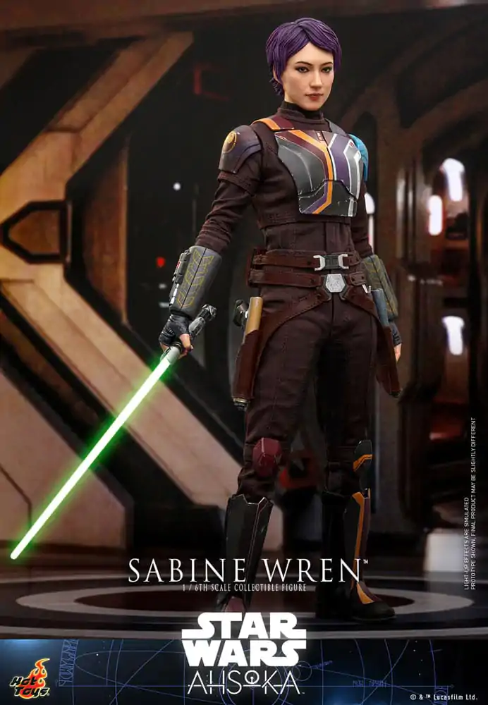 Star Wars: Ahsoka akcijska figura 1/6 Sabine Wren 28 cm fotografija izdelka