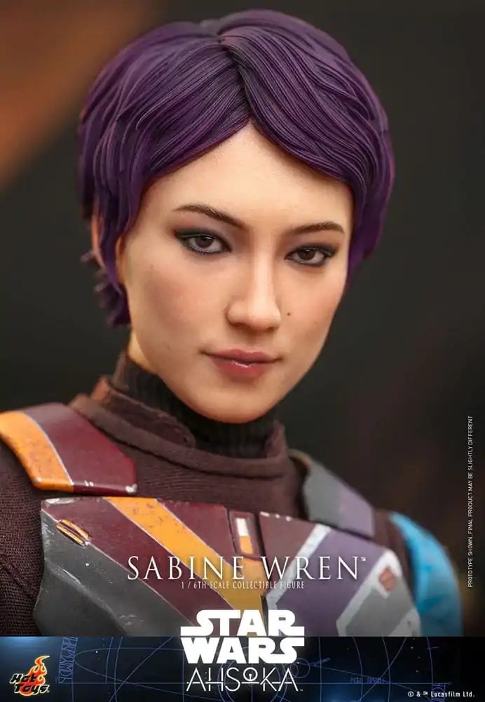 Star Wars: Ahsoka akcijska figura 1/6 Sabine Wren 28 cm fotografija izdelka