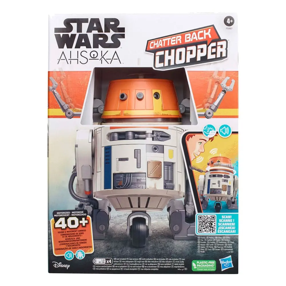 Star Wars: Ahsoka Elektronska figura Animatronic Chatter Back Chopper 19 cm fotografija izdelka
