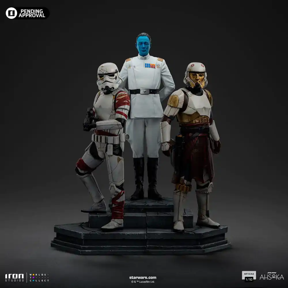 Star Wars Ahsoka Art Scale Kip 1/10 Grand Admiral Thrawn 25 cm fotografija izdelka