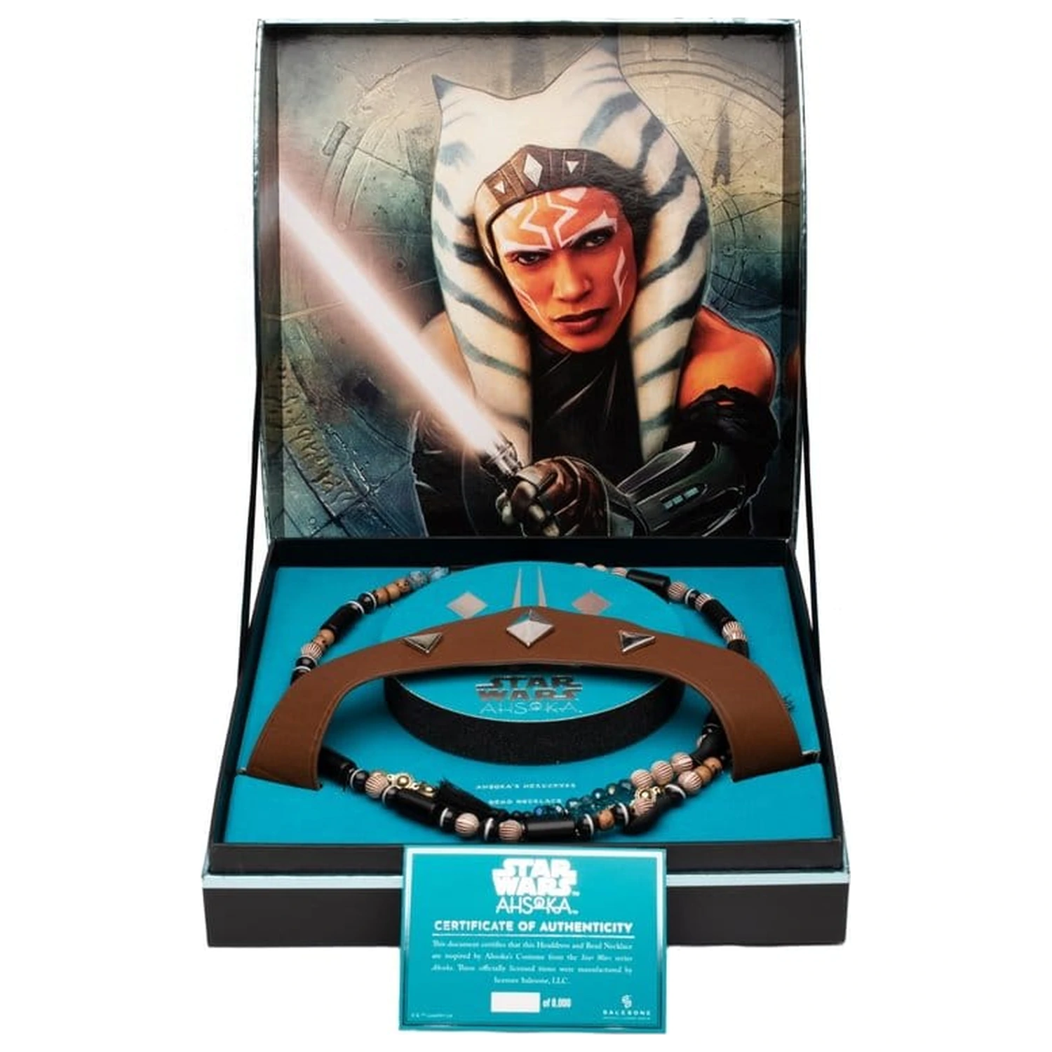 Star Wars: Ahsoka Tano Replika perlice za naglavni trak in pas fotografija izdelka