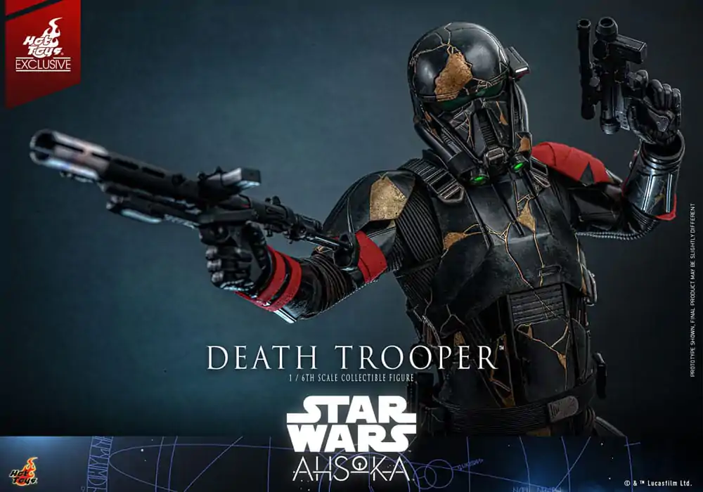 Star Wars: Ahsoka Television Masterpiece akcijska figura 1/6 Death Trooper Hot Toys Exclusive 31 cm fotografija izdelka