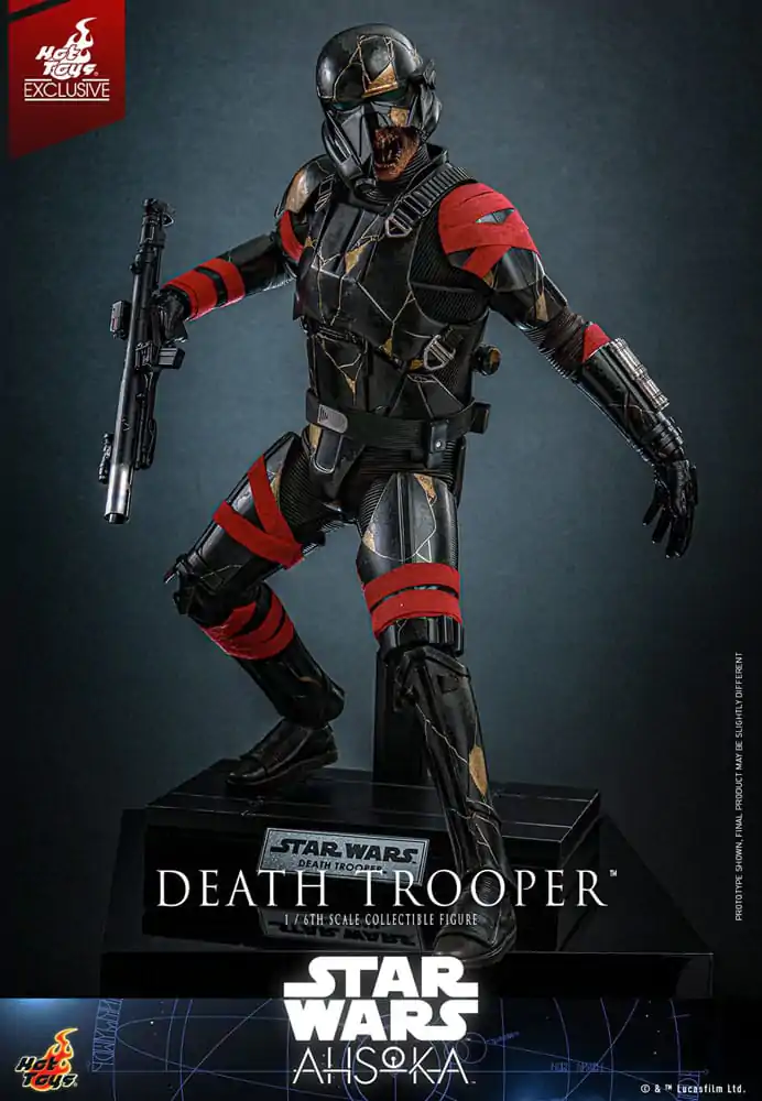 Star Wars: Ahsoka Television Masterpiece akcijska figura 1/6 Death Trooper Hot Toys Exclusive 31 cm fotografija izdelka