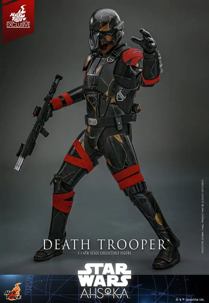 Star Wars: Ahsoka Television Masterpiece akcijska figura 1/6 Death Trooper Hot Toys Exclusive 31 cm fotografija izdelka