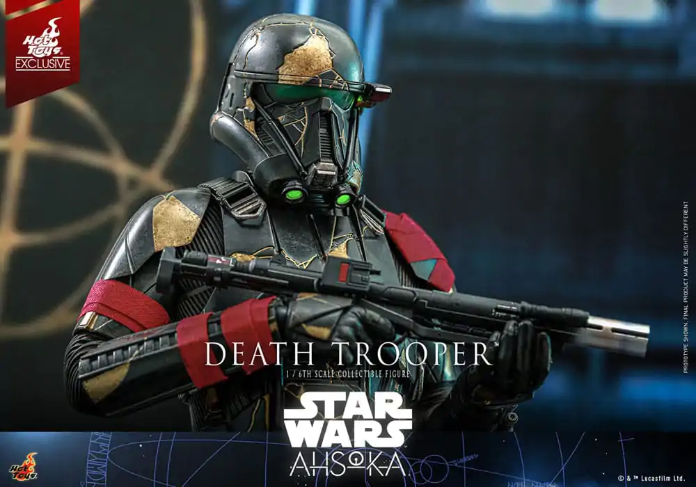 Star Wars: Ahsoka Television Masterpiece akcijska figura 1/6 Death Trooper Hot Toys Exclusive 31 cm fotografija izdelka