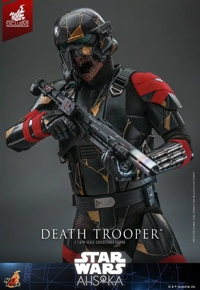 Star Wars: Ahsoka Television Masterpiece akcijska figura 1/6 Death Trooper Hot Toys Exclusive 31 cm fotografija izdelka