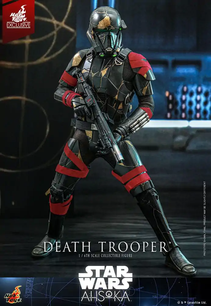 Star Wars: Ahsoka Television Masterpiece akcijska figura 1/6 Death Trooper Hot Toys Exclusive 31 cm fotografija izdelka