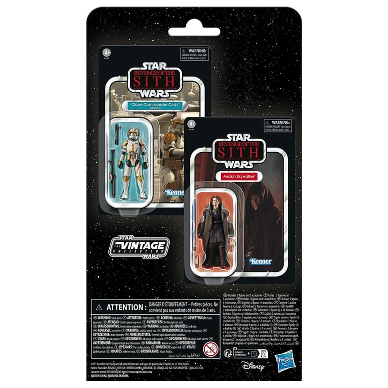 Star Wars Anakin Skywalker & Clone Commander Cody Utapau paket figur 9.5 cm fotografija izdelka