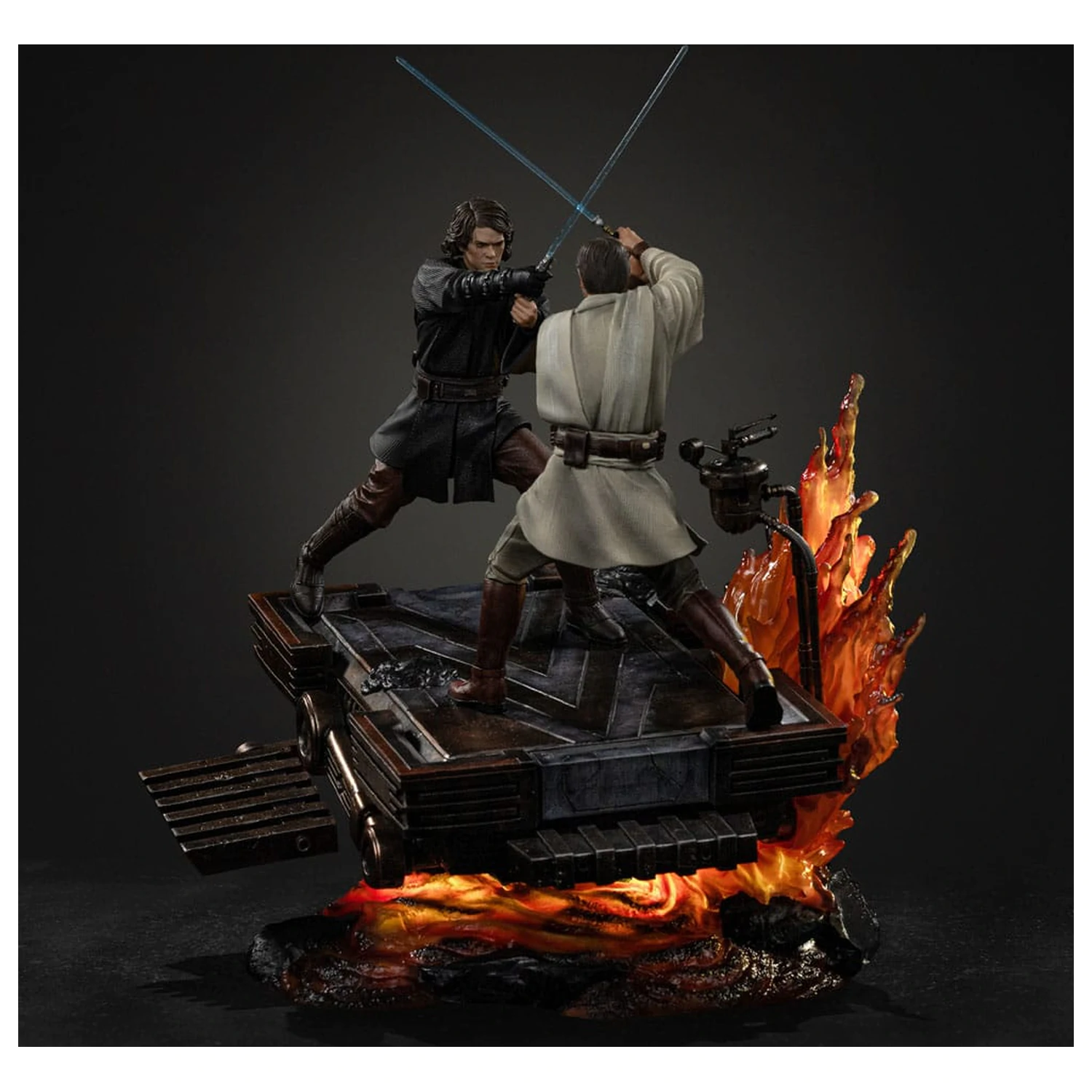 Star Wars Art merilu kip 1/10 Anakin vs. Obi Wan 34 cm fotografija izdelka