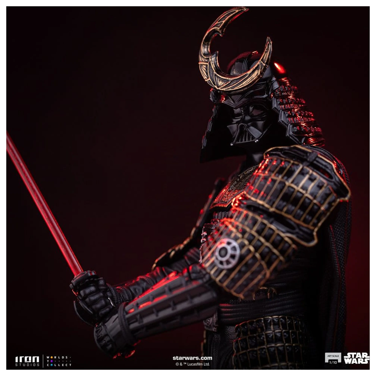 Star Wars Art Scale kip 1/10 Darth Vader Samurai 26 cm fotografija izdelka