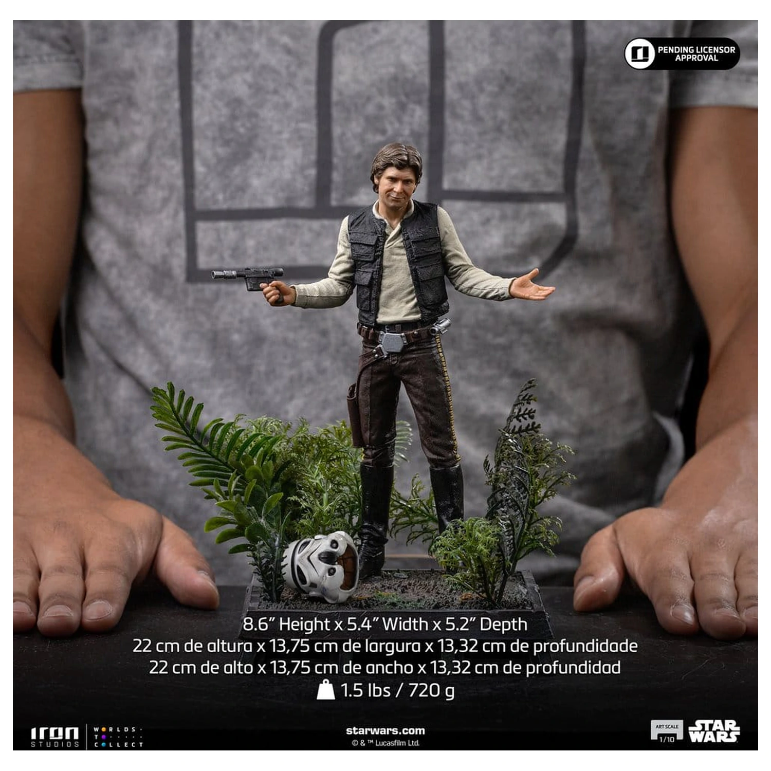 Star Wars Art Scale kip 1/10 Han Solo (Episode VI) 22 cm fotografija izdelka