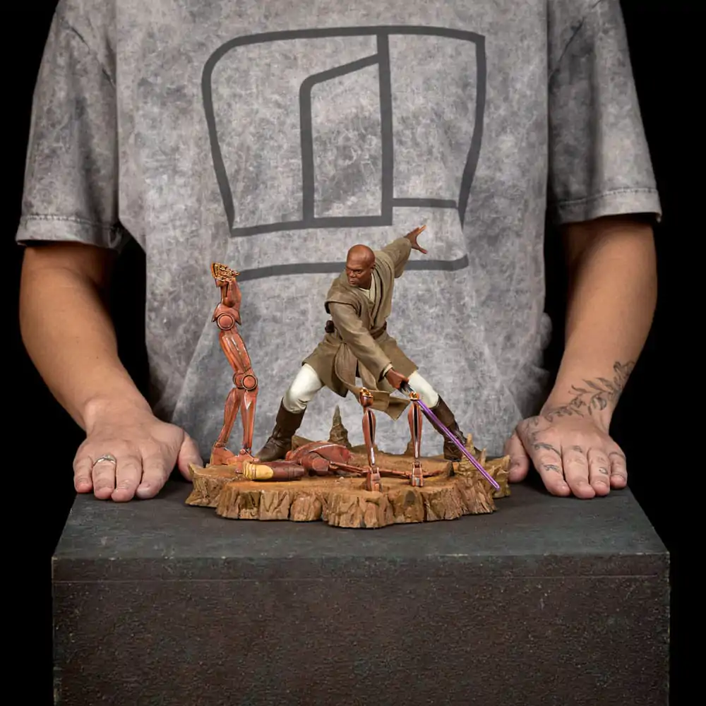 Star Wars Art Scale kip 1/10 Mace Windu 18 cm fotografija izdelka