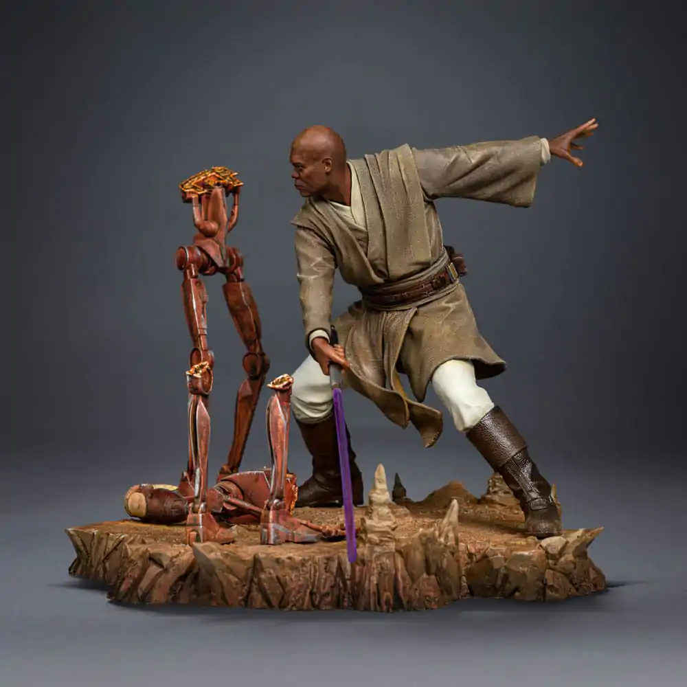 Star Wars Art Scale kip 1/10 Mace Windu 18 cm fotografija izdelka