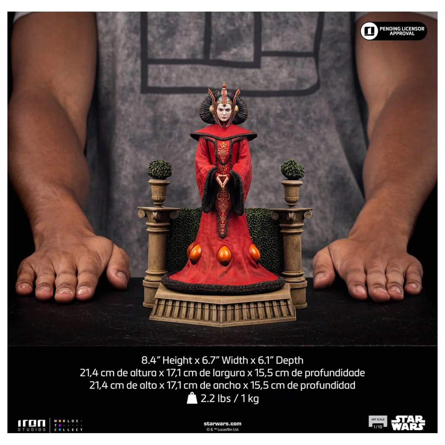 Star Wars Art Merilna Figura 1/10 Queen Amidala 21 cm fotografija izdelka