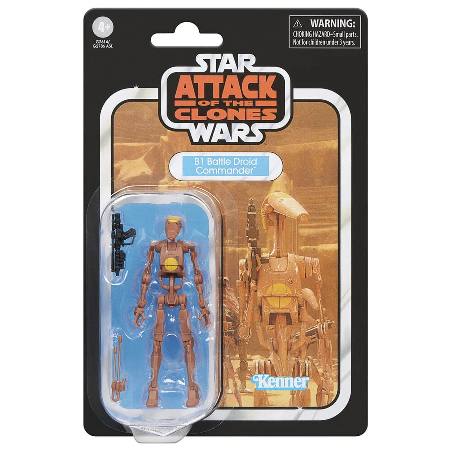 Star Wars Attack of the Clones B1 Battle Droid Commander figura 9,5cm fotografija izdelka