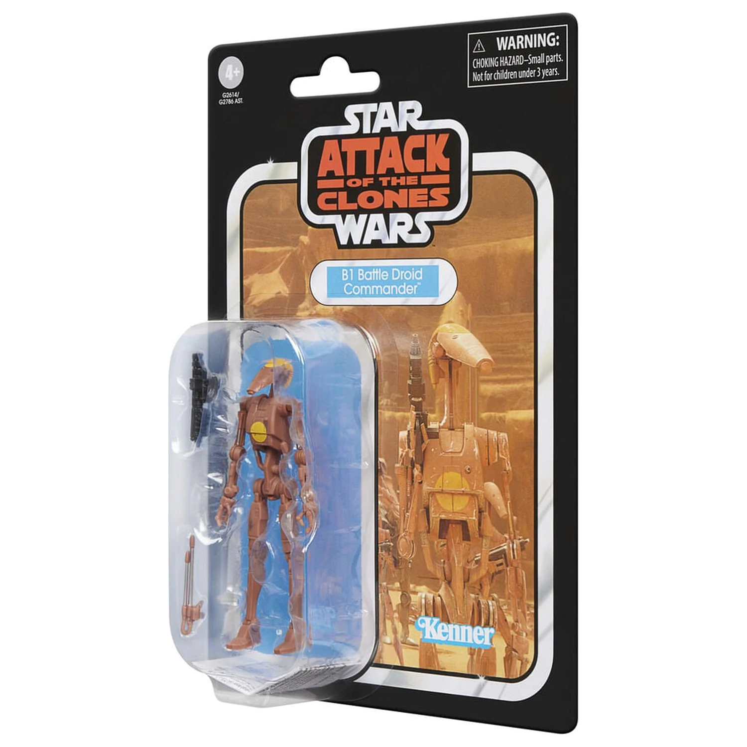 Star Wars Attack of the Clones B1 Battle Droid Commander figura 9,5cm fotografija izdelka