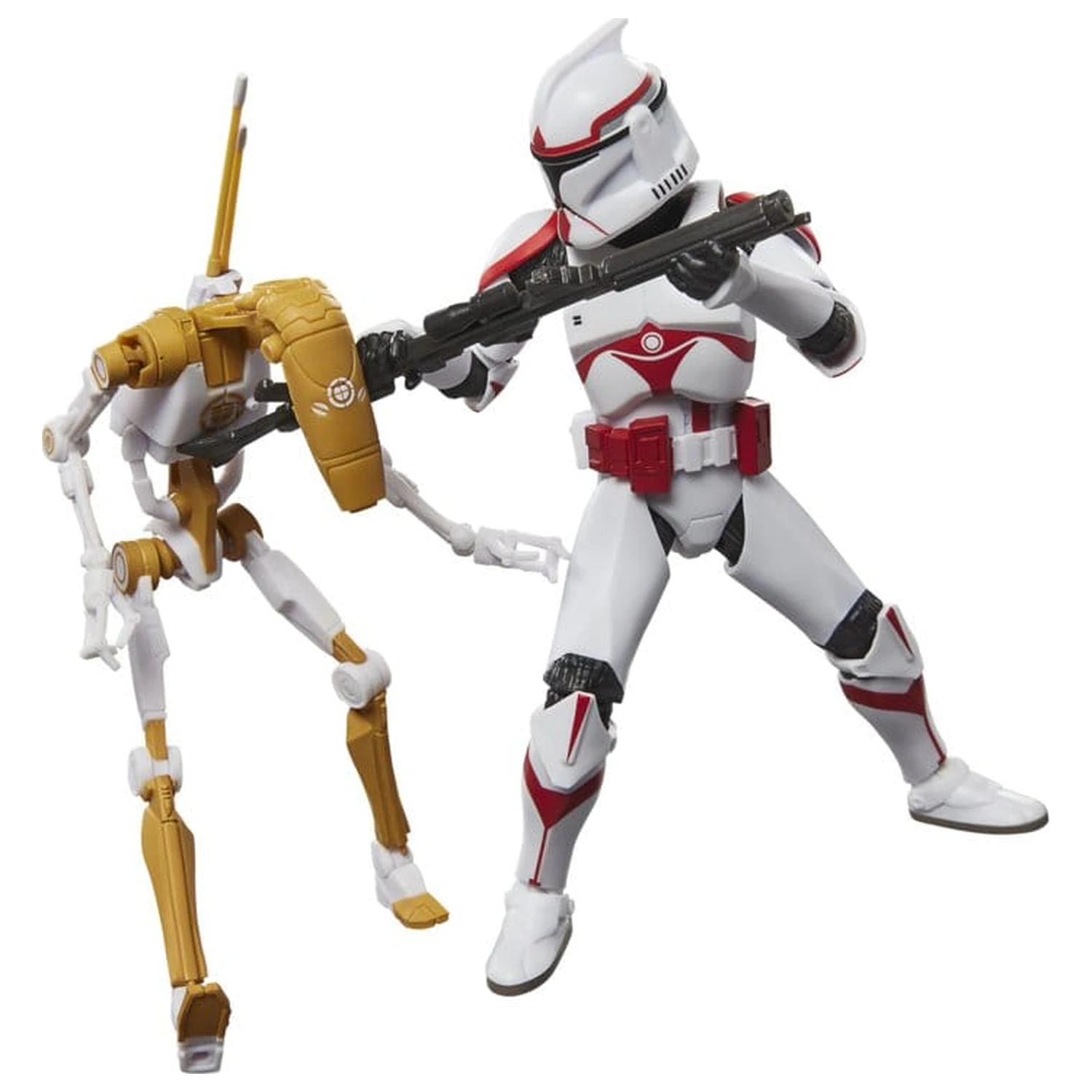 Star Wars: Battlefront II Black Series Action figura 2-paket Phase I Assault Trooper & Droid Officer 15 cm fotografija izdelka