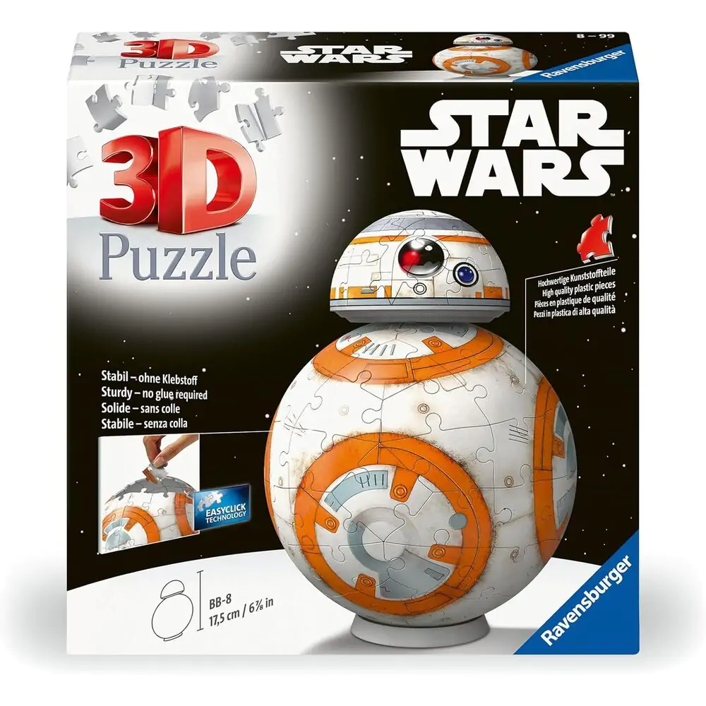 Star Wars 3D sestavljanka BB-8 (99 kosov) fotografija izdelka