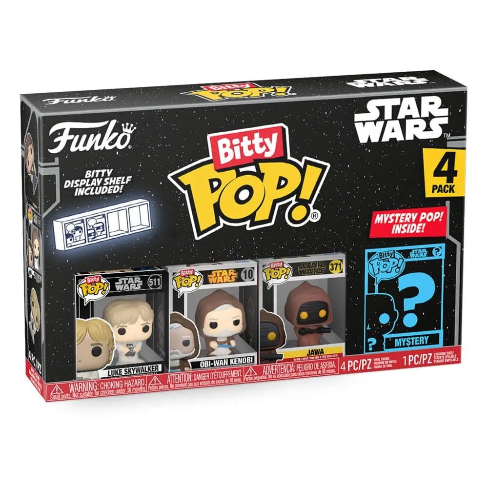 Star Wars Bitty POP! Vinilna figura - komplet 4 Luke 2,5 cm fotografija izdelka