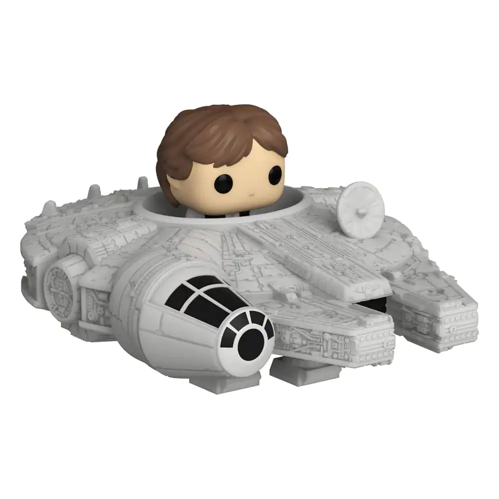 Star Wars Bitty Funko POP! Rides Vinil Figura Display Han Solo w/Millenium Falcon 2,5 cm fotografija izdelka