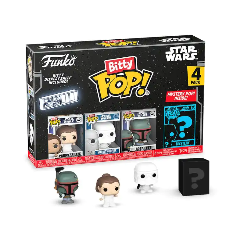 Star Wars Bitty Funko POP! Vinyl Figure 4-Pack Leia 2,5 cm – set 4 figuric iz vinila fotografija izdelka