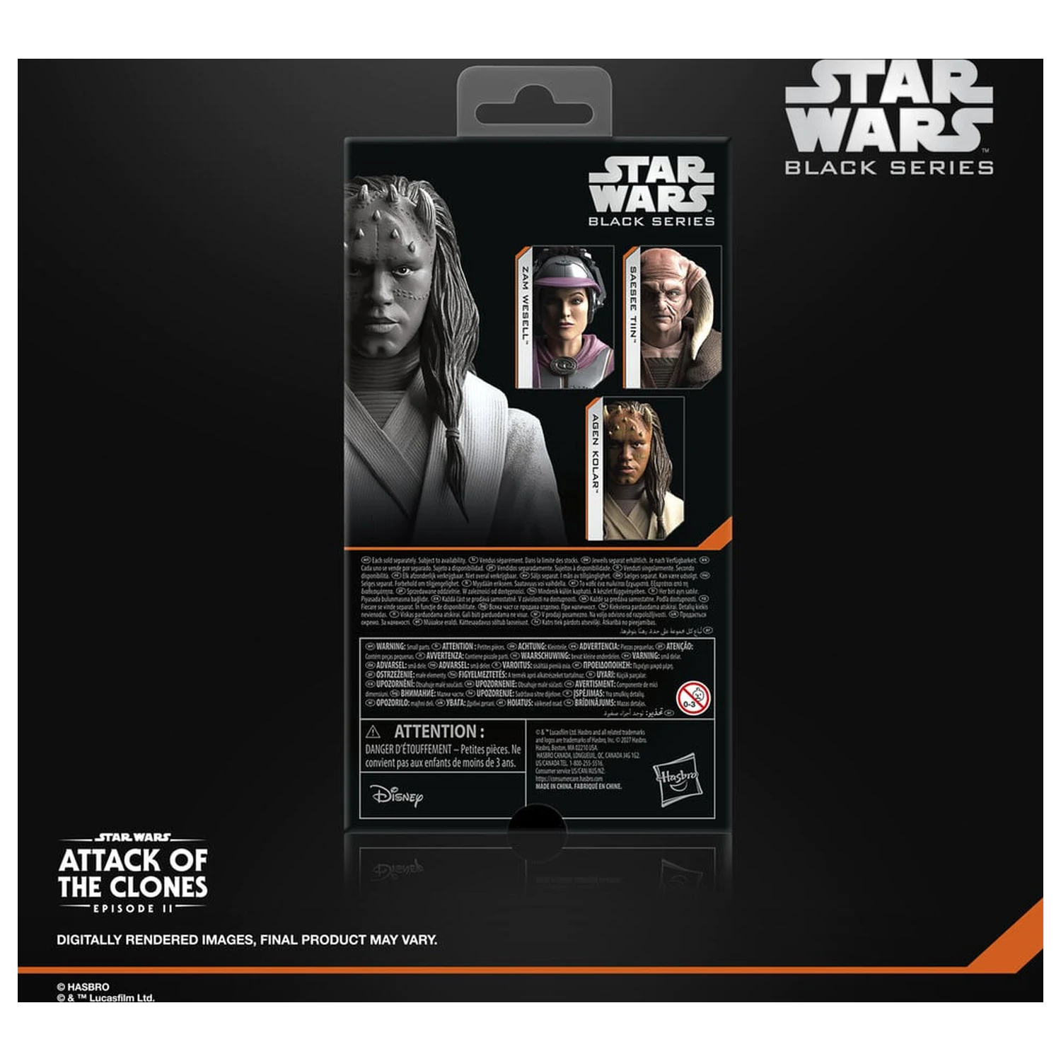 Star Wars Black Series Attack Of The Clones Agen Kolar figura 15 cm fotografija izdelka