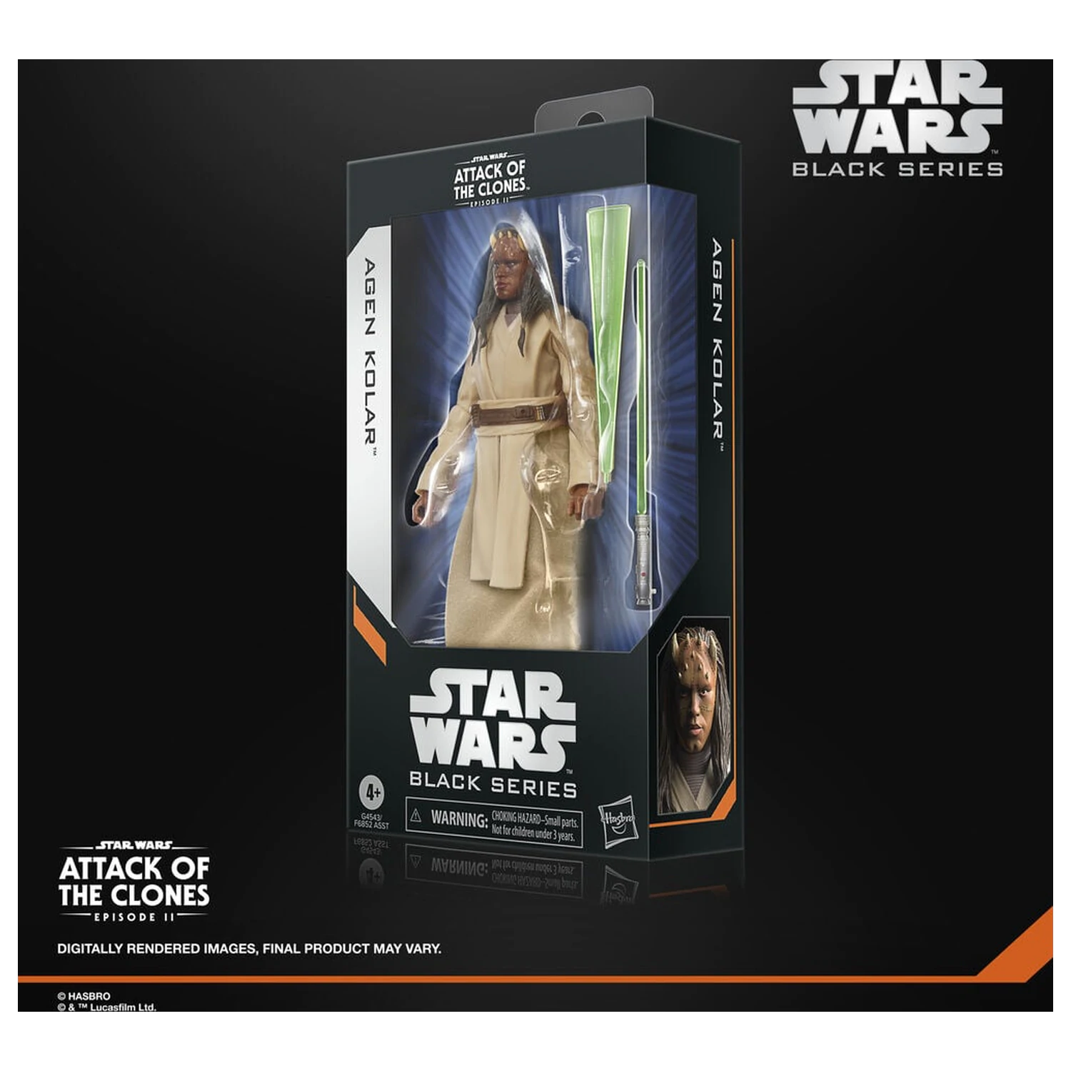 Star Wars Black Series Attack Of The Clones Agen Kolar figura 15 cm fotografija izdelka
