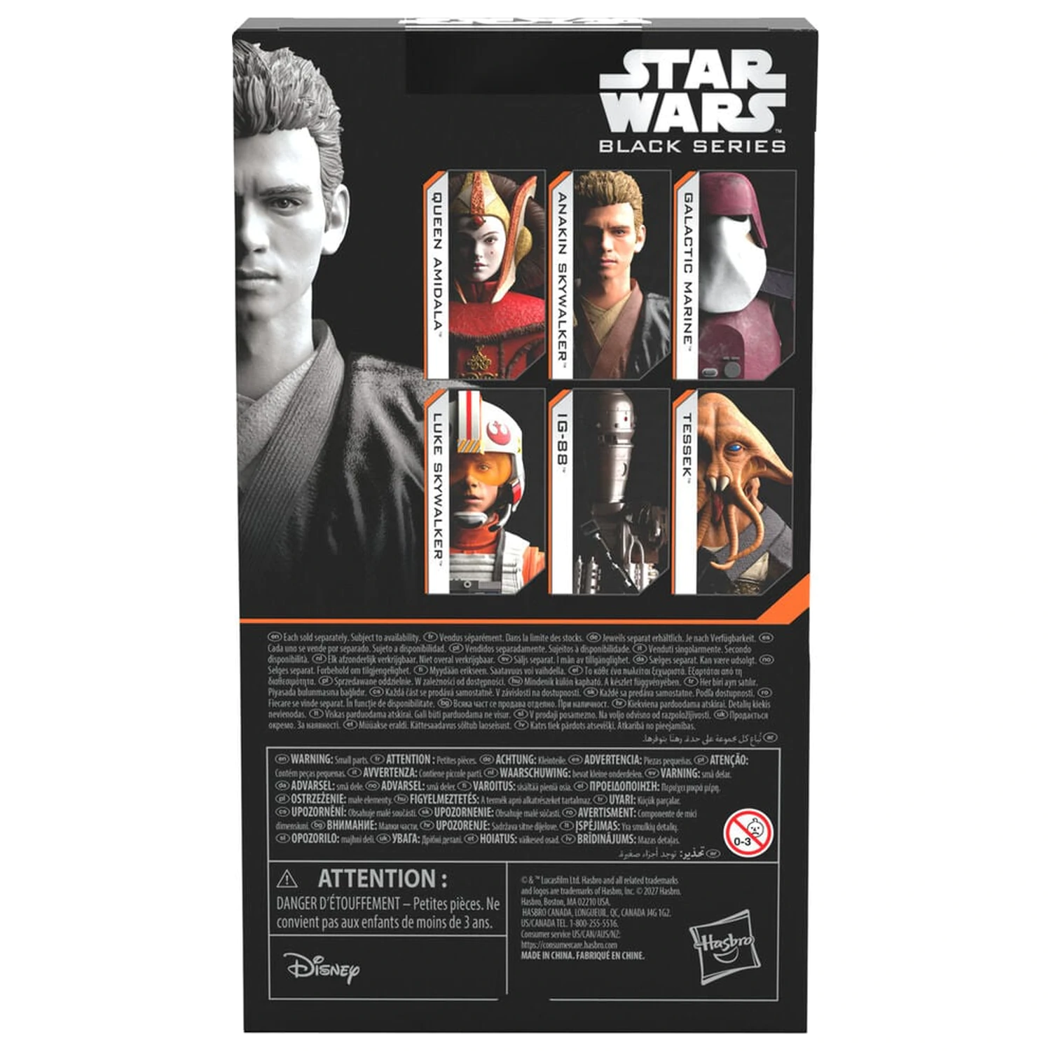 Star Wars Black Series Attack Of The Clones Anakin Skywalker figura 15 cm fotografija izdelka