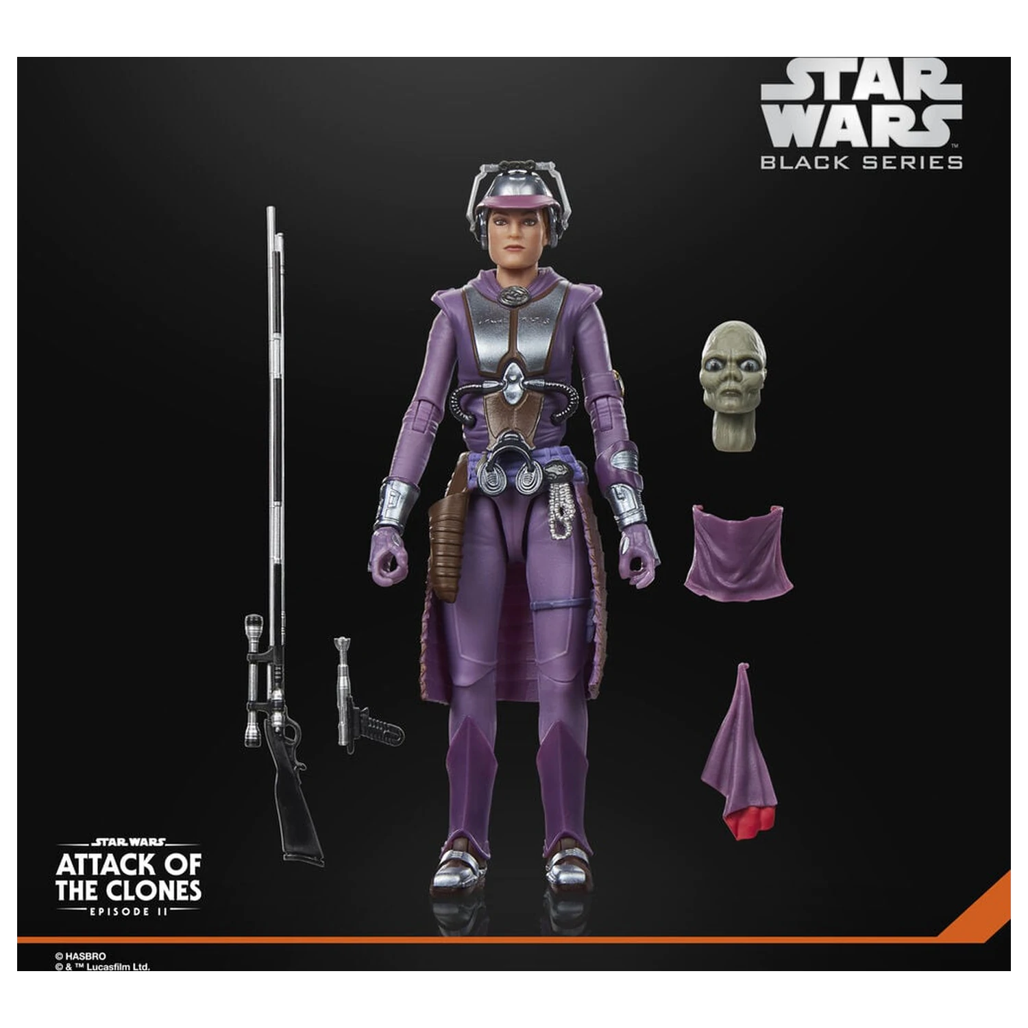Star Wars Black Series Attack Of The Clones Zam Wesell figura 15 cm fotografija izdelka
