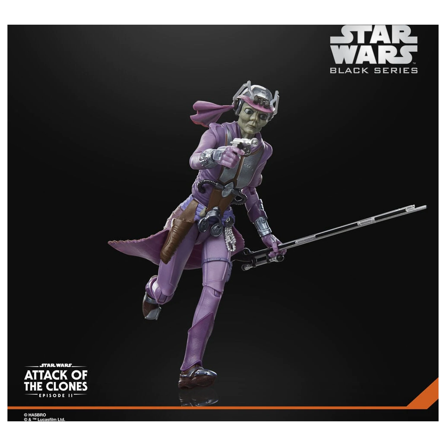 Star Wars Black Series Attack Of The Clones Zam Wesell figura 15 cm fotografija izdelka