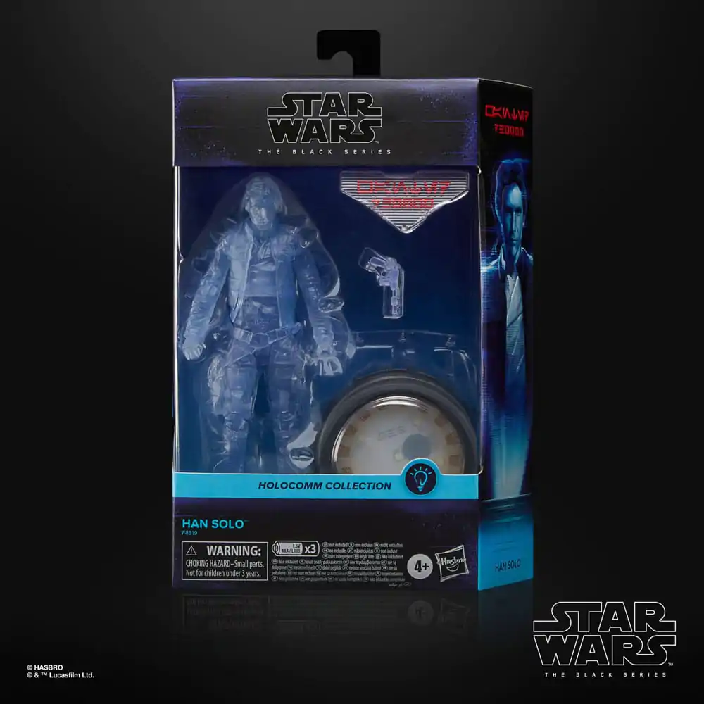 Star Wars Black Series Holocomm Collection akcijska figura Han Solo 15 cm fotografija izdelka