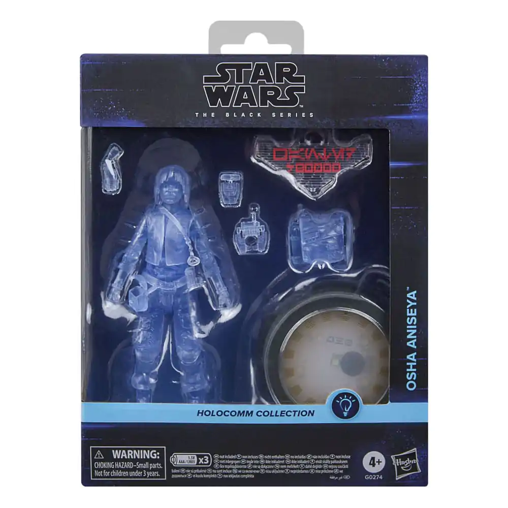 Star Wars Black Series Holocomm Collection akcijska figura Osha Aniseya 15 cm fotografija izdelka