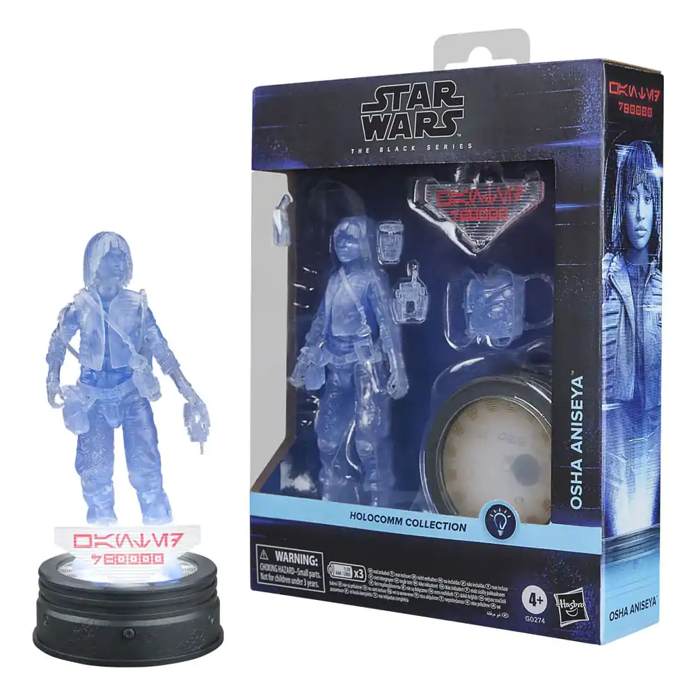 Star Wars Black Series Holocomm Collection akcijska figura Osha Aniseya 15 cm fotografija izdelka