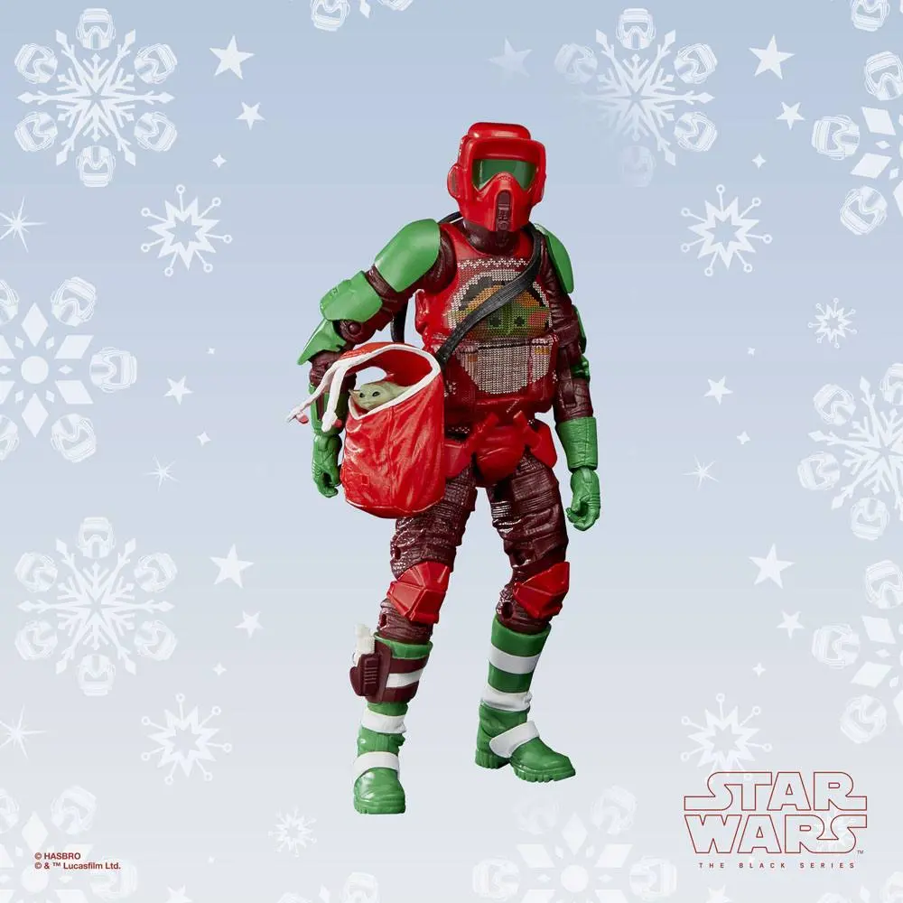 Star Wars Black Series akcijska figura Scout Trooper (Holiday Edition) 15 cm fotografija izdelka