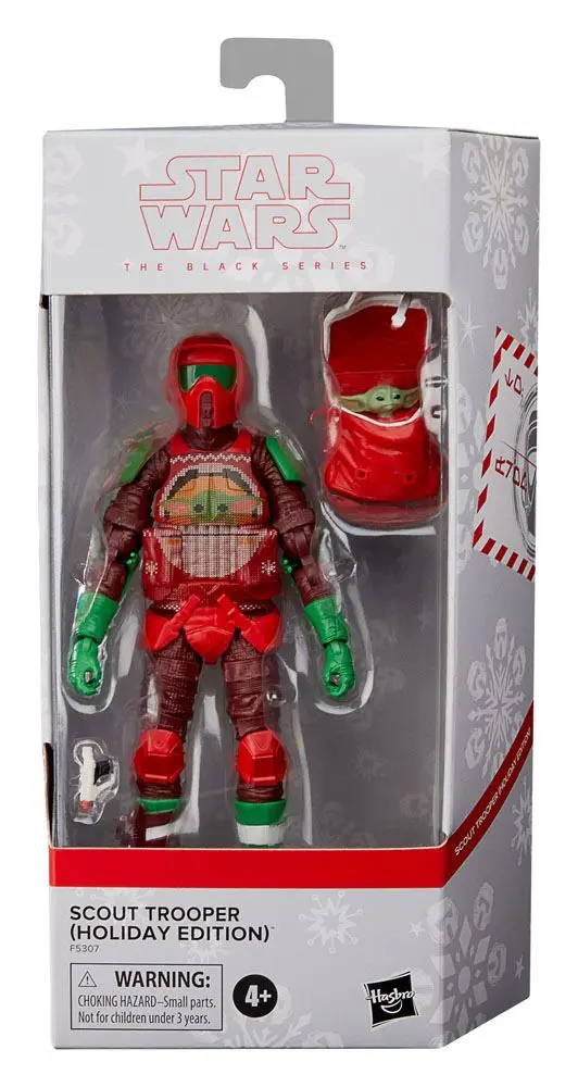 Star Wars Black Series akcijska figura Scout Trooper (Holiday Edition) 15 cm fotografija izdelka