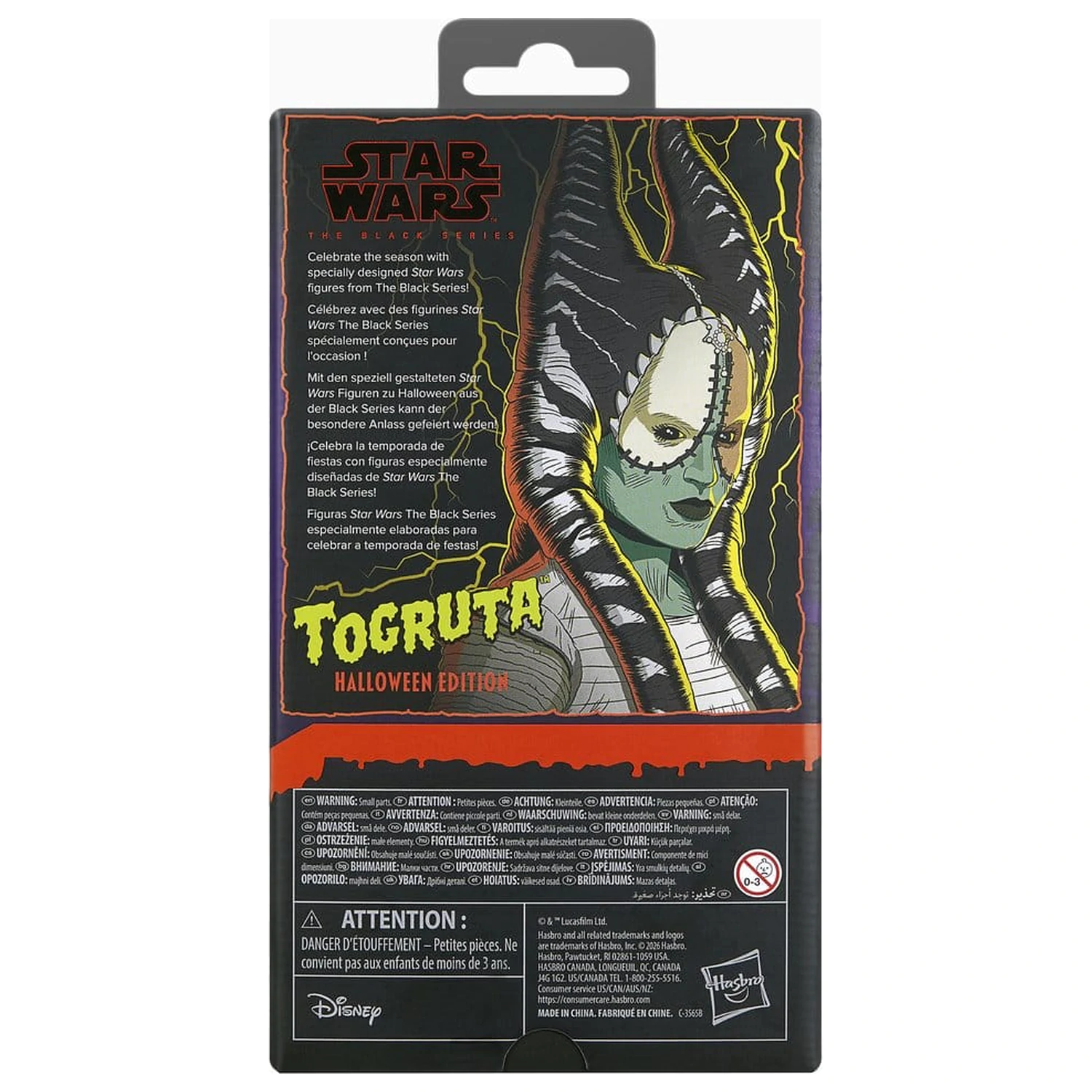 Star Wars Black Series akcijska figura Togruta (Halloween Edition) 15 cm fotografija izdelka