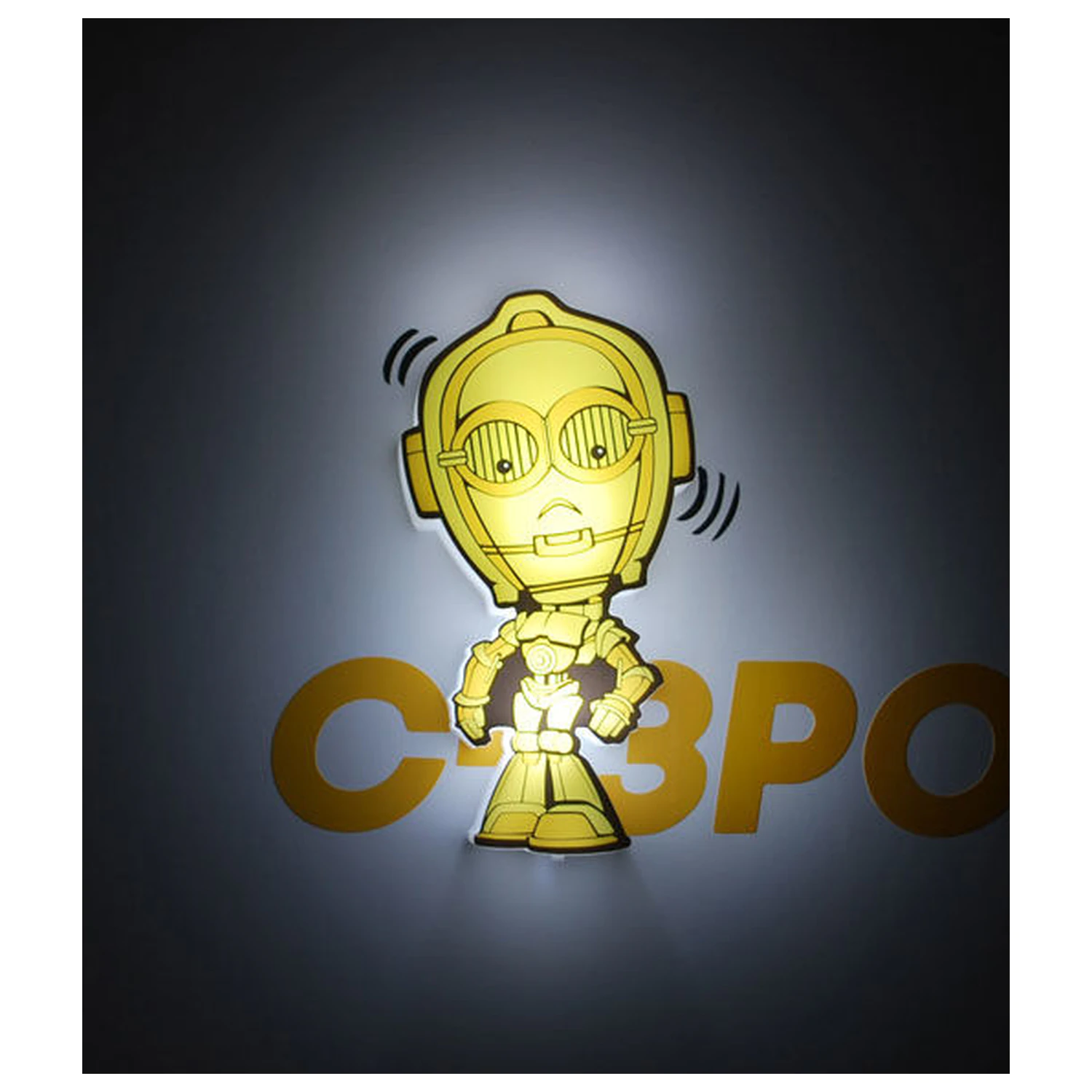 Star Wars C-3PO 3D FX mini svetilka fotografija izdelka