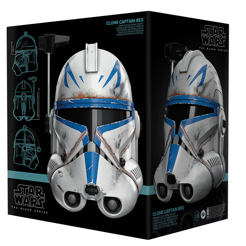 Star Wars Clone Captain Rex Elektronska čelada fotografija izdelka