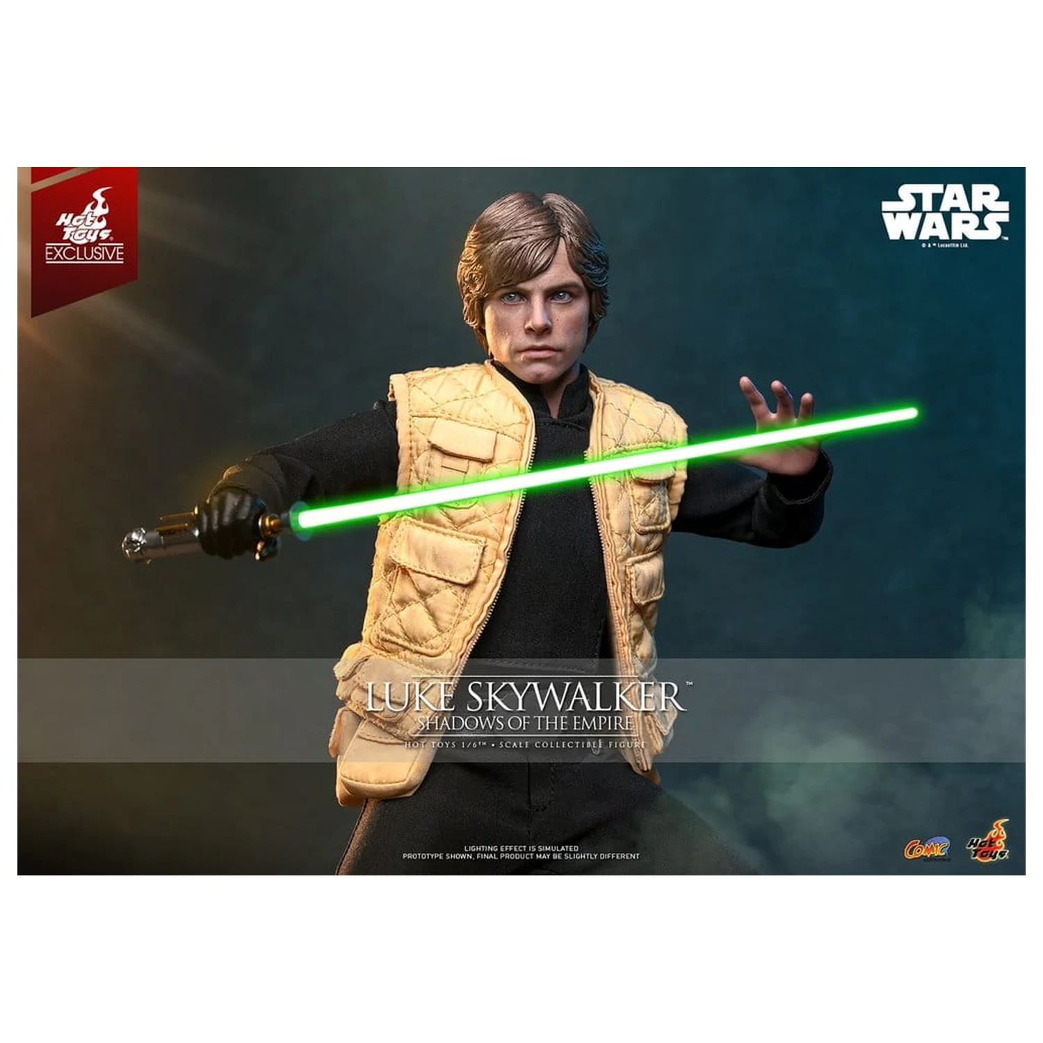 Star Wars Comic Masterpiece figurica 1/6 Luke Skywalker (Shadows Of The Empire) (Hot Toys Exclusive) 28 cm fotografija izdelka