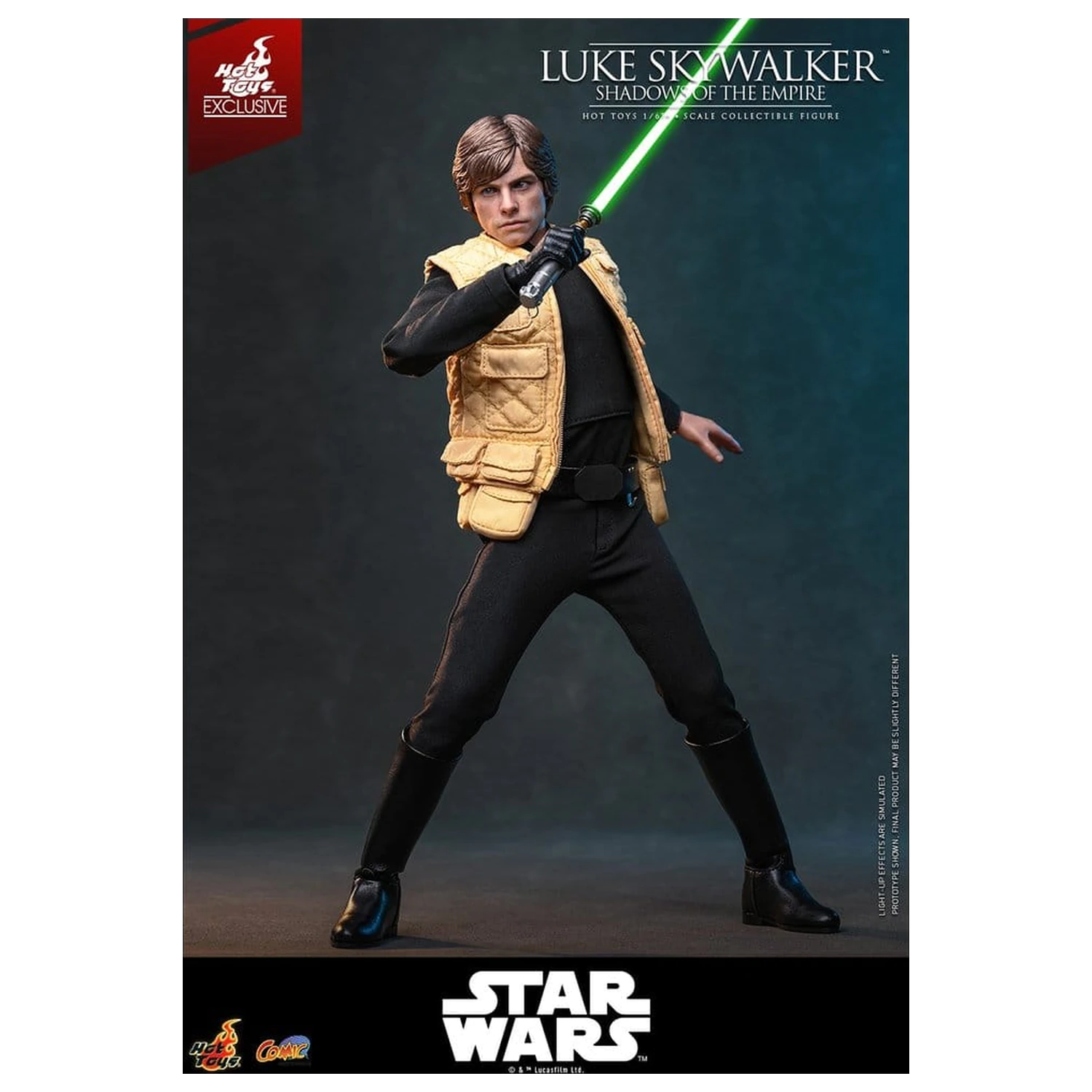 Star Wars Comic Masterpiece figurica 1/6 Luke Skywalker (Shadows Of The Empire) (Hot Toys Exclusive) 28 cm fotografija izdelka