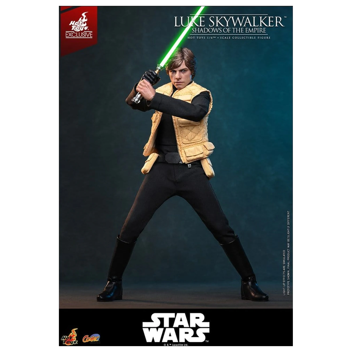 Star Wars Comic Masterpiece figurica 1/6 Luke Skywalker (Shadows Of The Empire) (Hot Toys Exclusive) 28 cm fotografija izdelka