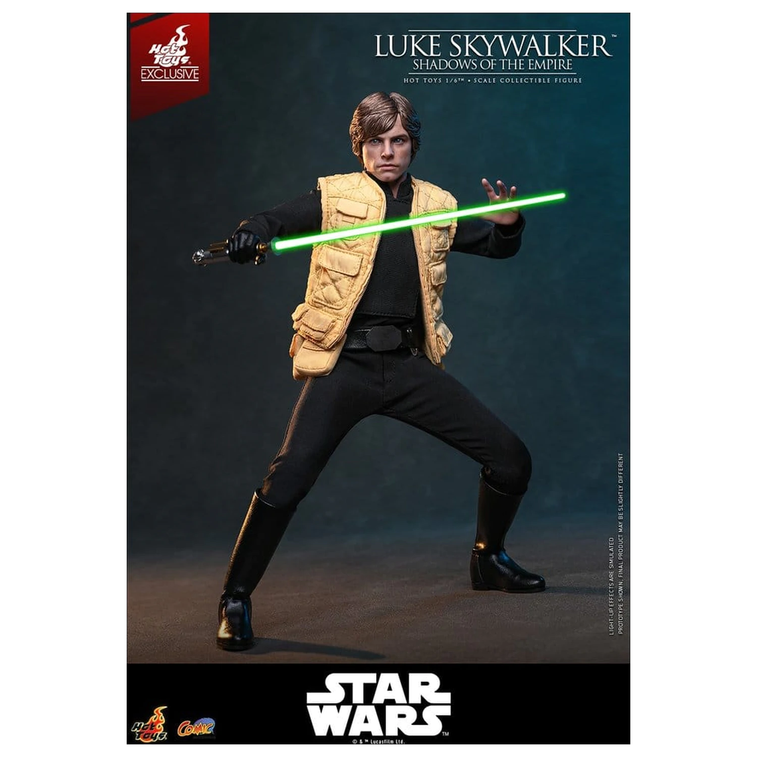 Star Wars Comic Masterpiece figurica 1/6 Luke Skywalker (Shadows Of The Empire) (Hot Toys Exclusive) 28 cm fotografija izdelka
