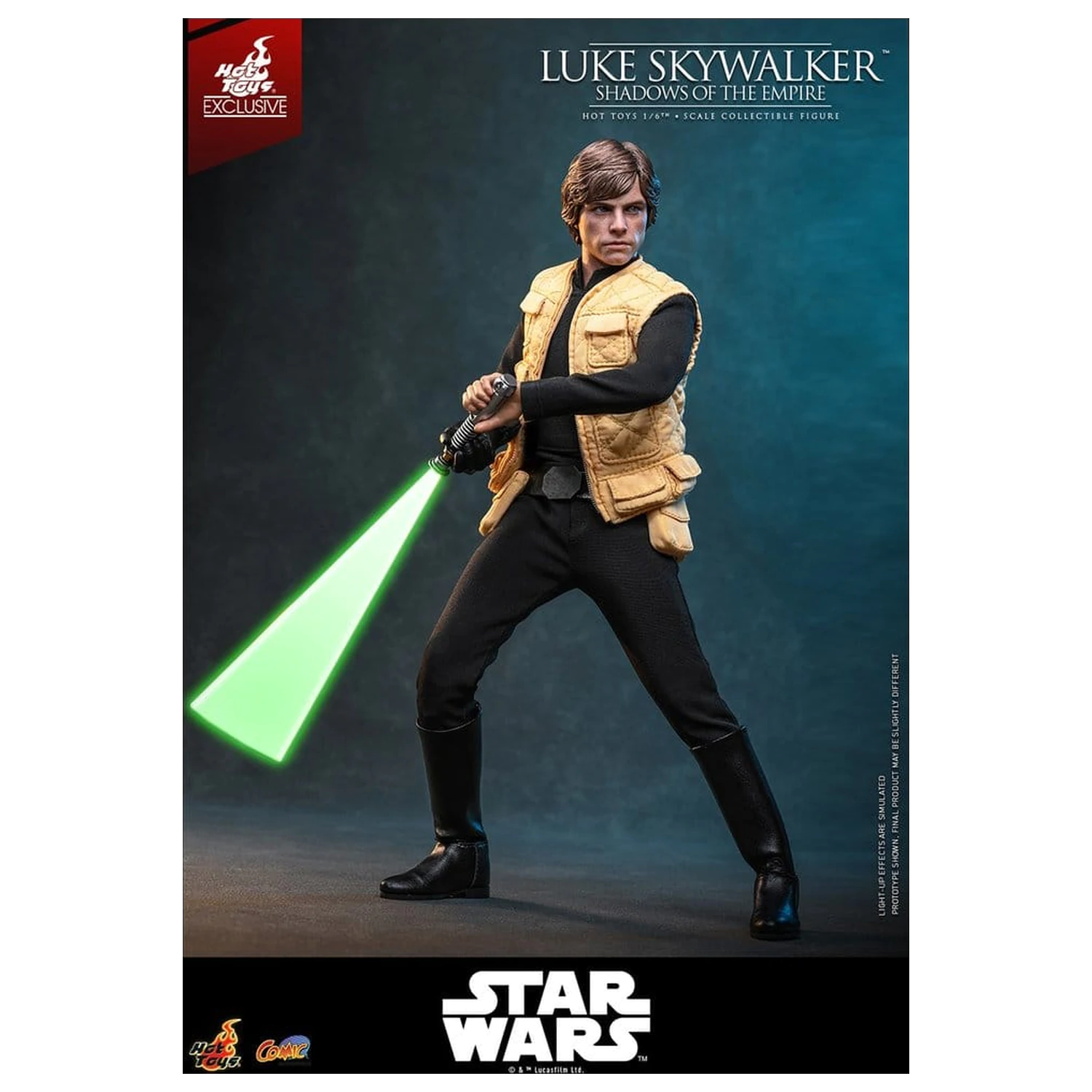 Star Wars Comic Masterpiece figurica 1/6 Luke Skywalker (Shadows Of The Empire) (Hot Toys Exclusive) 28 cm fotografija izdelka