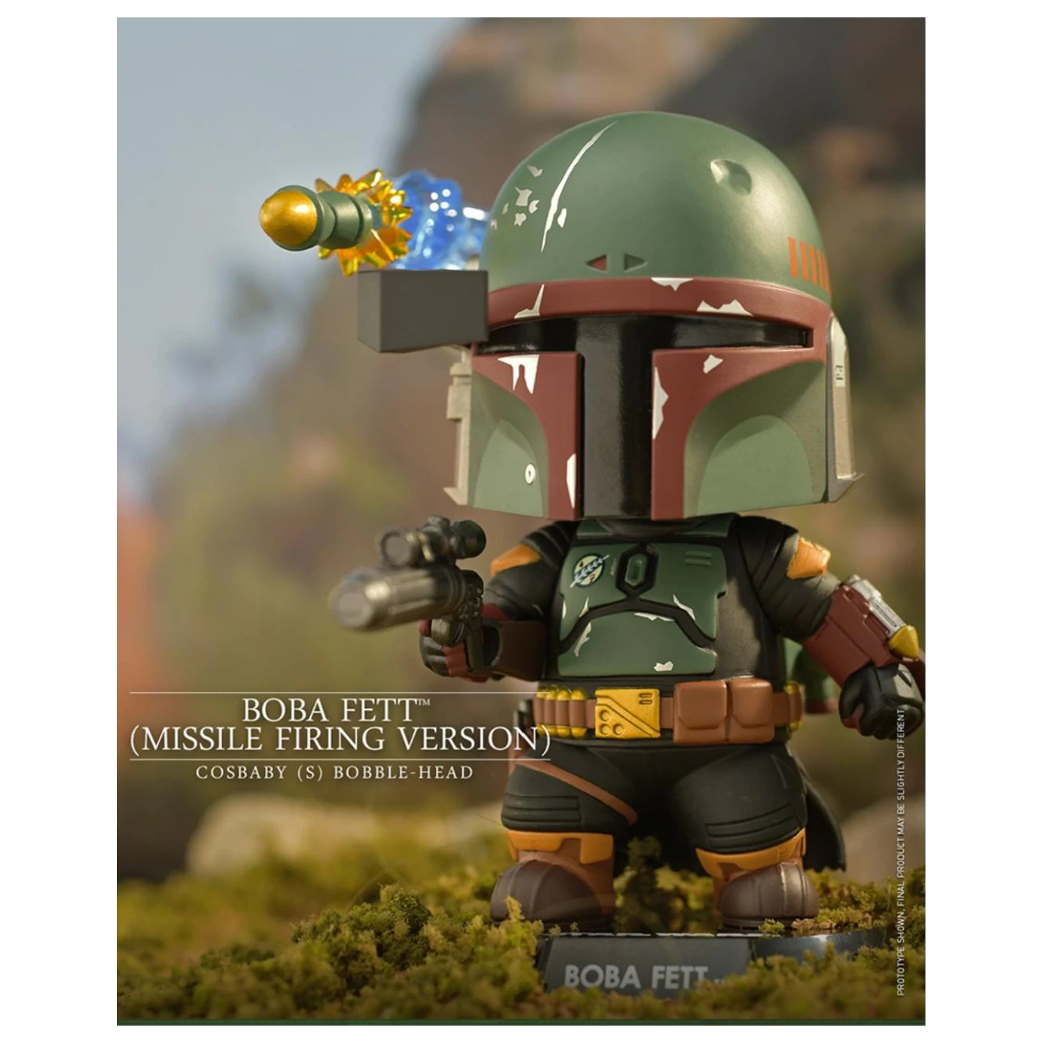 Star Wars Cosbaby Wave 1 Boba Fett Missile Firing Version fotografija izdelka
