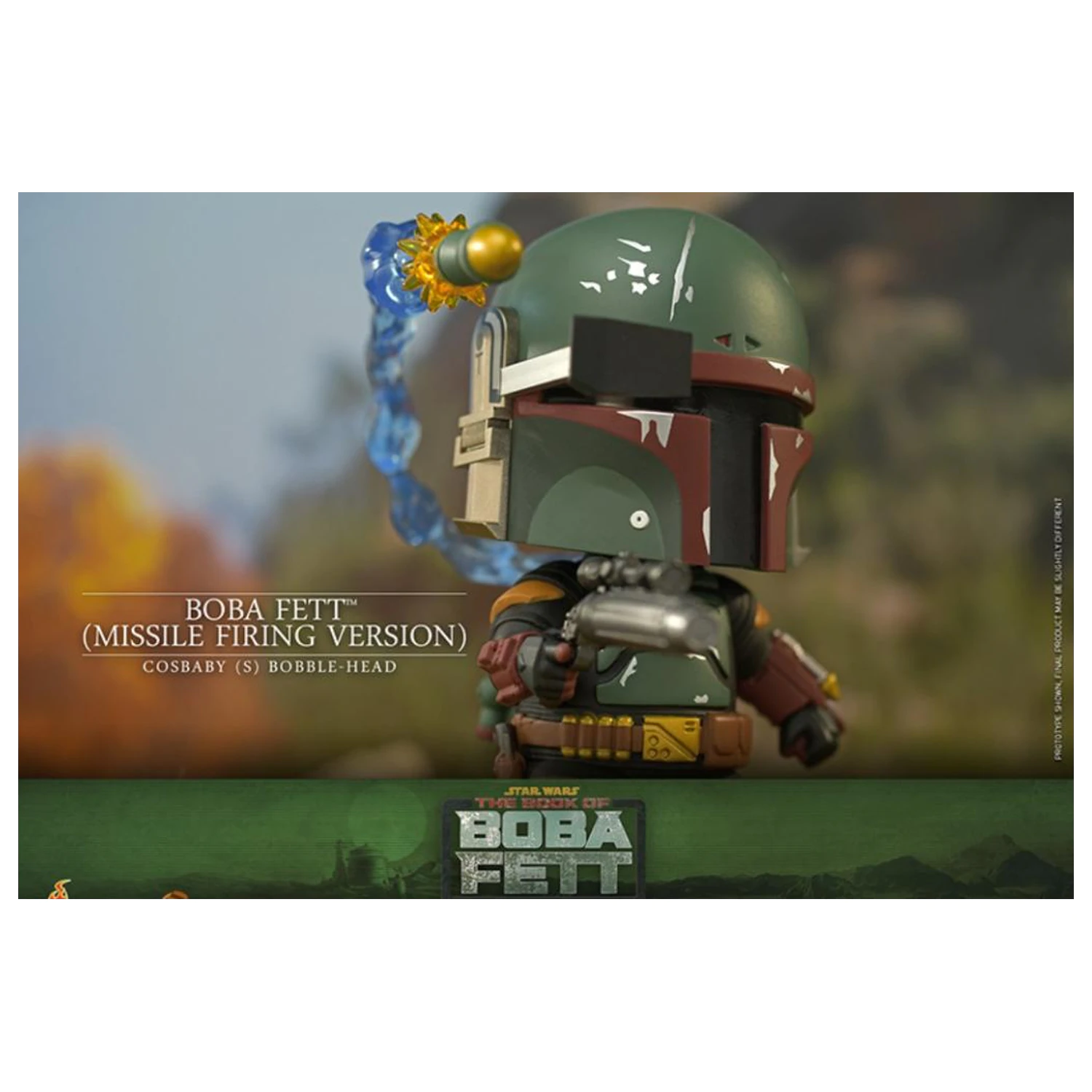Star Wars Cosbaby Wave 1 Boba Fett Missile Firing Version fotografija izdelka