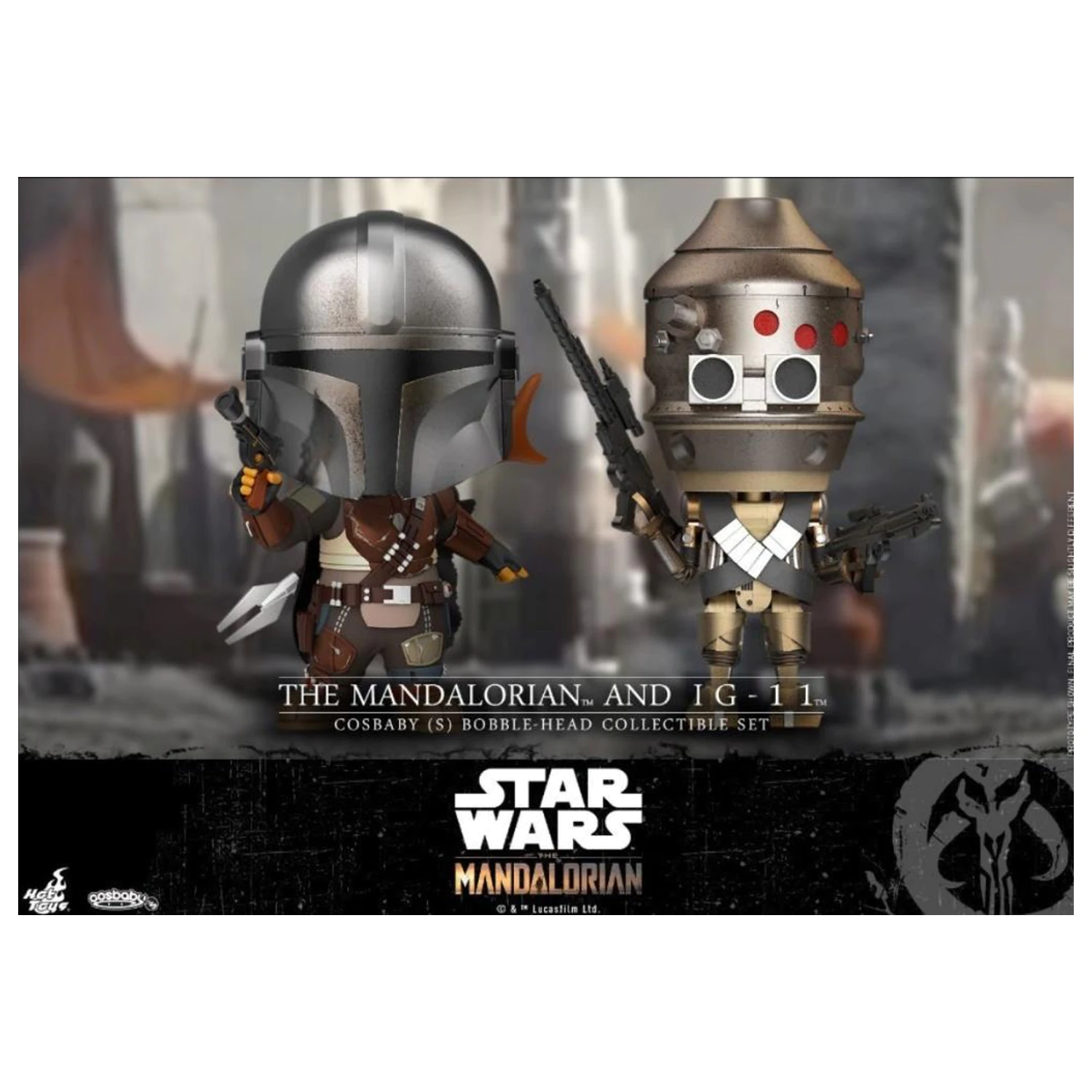 Star Wars Cosbaby Wave 3 Mandalorian & IG-11 set fotografija izdelka