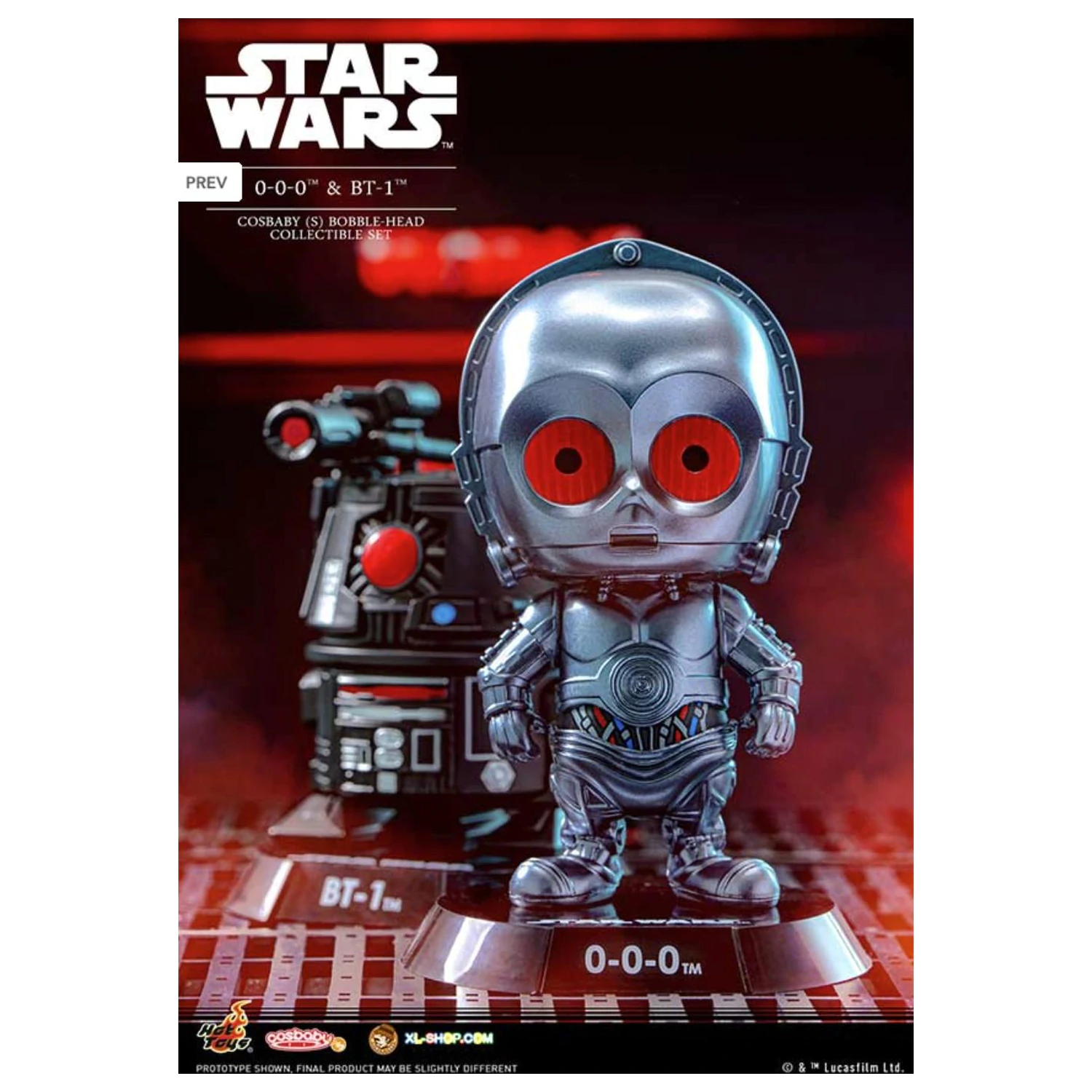 Star Wars Cosbaby Wave 4 Triple-Zero & BT-1 komplet fotografija izdelka