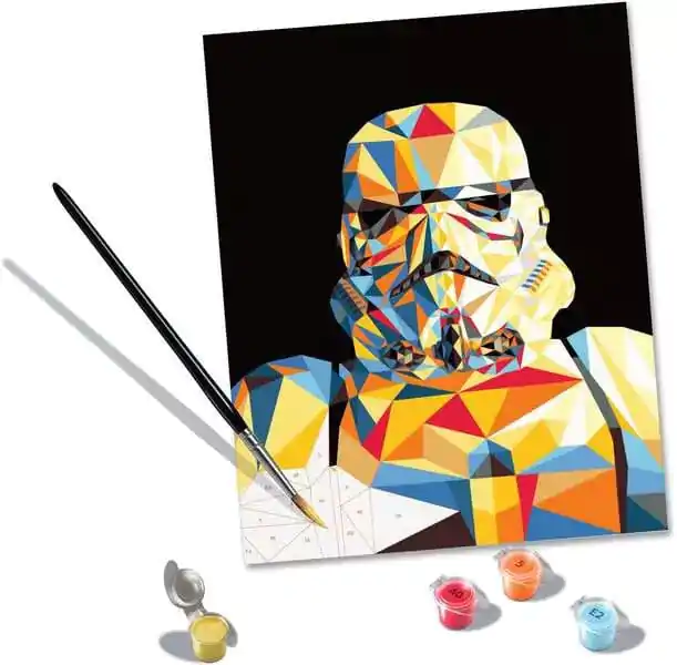 Star Wars CreArt pobarvanka s številkami Painting Set Stormtrooper 24 x 30 cm fotografija izdelka