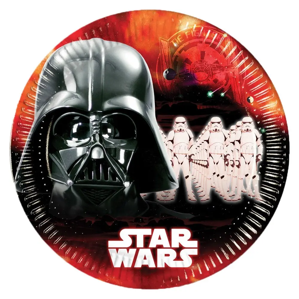 Star Wars Dark Side papirnati krožniki 8 kosov 23 cm fotografija izdelka