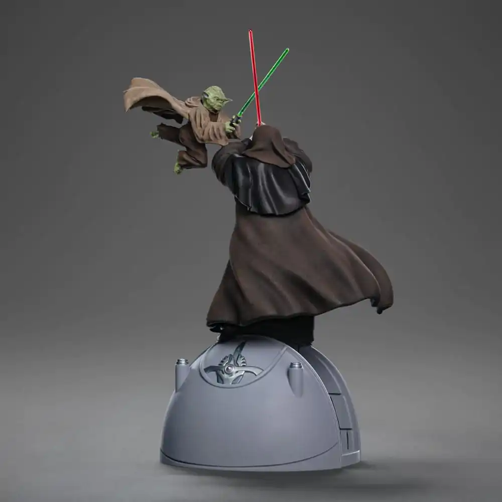 Star Wars Deluxe umetniška figura v merilu 1/10 Yoda proti Imperator Palpatine (CCXP Exclusive 2024) 31 cm fotografija izdelka